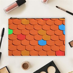 Phone Wallpaper Roof Roofing Tiles Roof Tiles Cosmetic Bag (large) by artworkshop