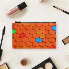 Phone Wallpaper Roof Roofing Tiles Roof Tiles Cosmetic Bag (small) by artworkshop