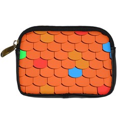 Phone Wallpaper Roof Roofing Tiles Roof Tiles Digital Camera Leather Case by artworkshop