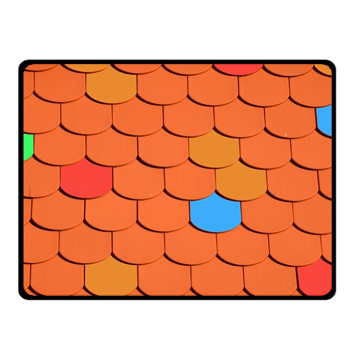 Phone Wallpaper Roof Roofing Tiles Roof Tiles Fleece Blanket (Small)