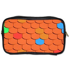 Phone Wallpaper Roof Roofing Tiles Roof Tiles Toiletries Bag (two Sides) by artworkshop