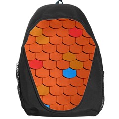 Phone Wallpaper Roof Roofing Tiles Roof Tiles Backpack Bag by artworkshop