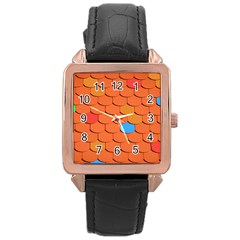 Phone Wallpaper Roof Roofing Tiles Roof Tiles Rose Gold Leather Watch  by artworkshop