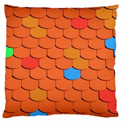 Phone Wallpaper Roof Roofing Tiles Roof Tiles Standard Flano Cushion Case (two Sides) by artworkshop