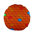 Phone Wallpaper Roof Roofing Tiles Roof Tiles Standard 15  Premium Flano Round Cushions Front