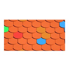 Phone Wallpaper Roof Roofing Tiles Roof Tiles Satin Wrap 35  X 70  by artworkshop