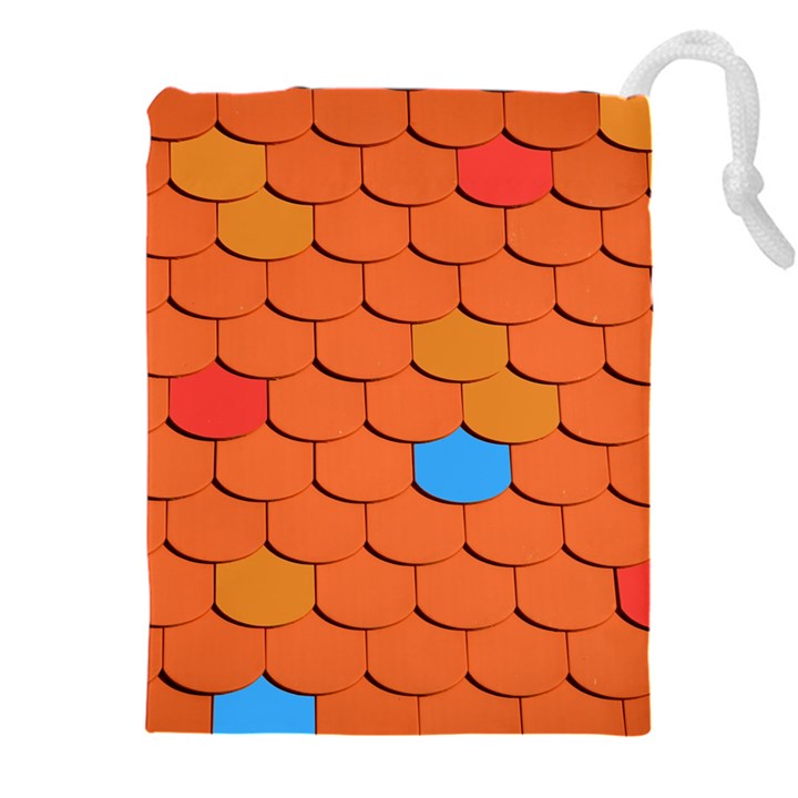 Phone Wallpaper Roof Roofing Tiles Roof Tiles Drawstring Pouch (5XL)