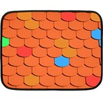 Phone Wallpaper Roof Roofing Tiles Roof Tiles Fleece Blanket (Mini) 35 x27  Blanket