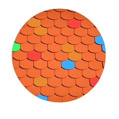 Phone Wallpaper Roof Roofing Tiles Roof Tiles Mini Round Pill Box (pack Of 3) by artworkshop