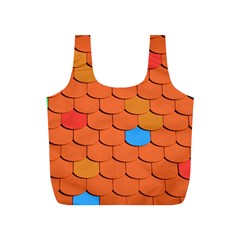 Phone Wallpaper Roof Roofing Tiles Roof Tiles Full Print Recycle Bag (s) by artworkshop