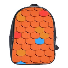 Phone Wallpaper Roof Roofing Tiles Roof Tiles School Bag (xl) by artworkshop