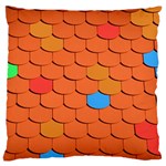 Phone Wallpaper Roof Roofing Tiles Roof Tiles Large Flano Cushion Case (Two Sides) Front