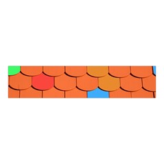 Phone Wallpaper Roof Roofing Tiles Roof Tiles Velvet Scrunchie by artworkshop