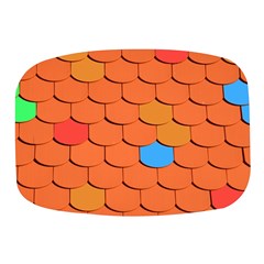 Phone Wallpaper Roof Roofing Tiles Roof Tiles Mini Square Pill Box by artworkshop