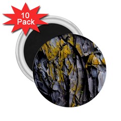 Rock Wall Crevices Geology Pattern Shapes Texture 2 25  Magnets (10 Pack)  by artworkshop