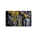 Rock Wall Crevices Geology Pattern Shapes Texture Magnet (Name Card) Front