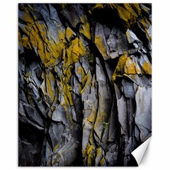 Rock Wall Crevices Geology Pattern Shapes Texture Canvas 16  X 20  by artworkshop