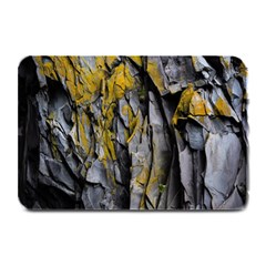 Rock Wall Crevices Geology Pattern Shapes Texture Plate Mats by artworkshop