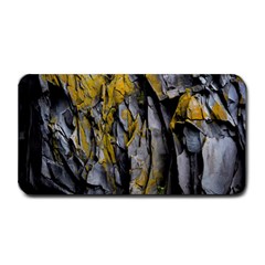 Rock Wall Crevices Geology Pattern Shapes Texture Medium Bar Mats by artworkshop