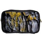 Rock Wall Crevices Geology Pattern Shapes Texture Toiletries Bag (One Side) Front