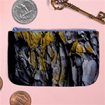 Rock Wall Crevices Geology Pattern Shapes Texture Large Coin Purse Front