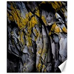 Rock Wall Crevices Geology Pattern Shapes Texture Canvas 8  x 10  8.15 x9.66  Canvas - 1