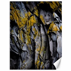 Rock Wall Crevices Geology Pattern Shapes Texture Canvas 36  X 48  by artworkshop