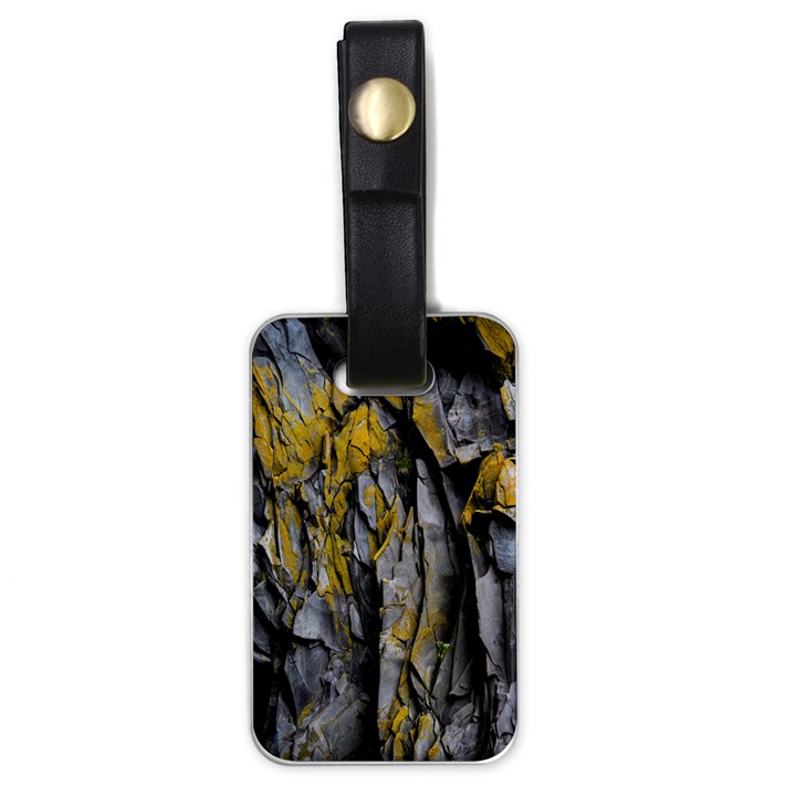 Rock Wall Crevices Geology Pattern Shapes Texture Luggage Tag (one side)