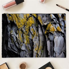 Rock Wall Crevices Geology Pattern Shapes Texture Cosmetic Bag (xxl) by artworkshop