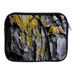 Rock Wall Crevices Geology Pattern Shapes Texture Apple iPad 2/3/4 Zipper Cases Front