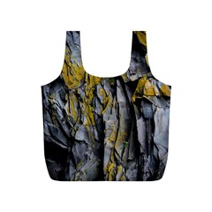 Rock Wall Crevices Geology Pattern Shapes Texture Full Print Recycle Bag (s) by artworkshop