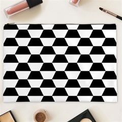 Hexagons Cosmetic Bag (xxl) by nate14shop