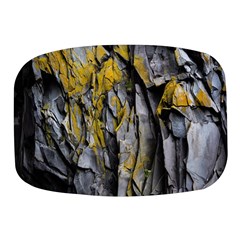 Rock Wall Crevices Geology Pattern Shapes Texture Mini Square Pill Box by artworkshop