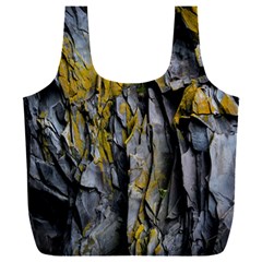 Rock Wall Crevices Geology Pattern Shapes Texture Full Print Recycle Bag (xxl) by artworkshop