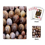 Snail Shells Pattern Arianta Arbustorum Playing Cards Single Design (Rectangle) Back