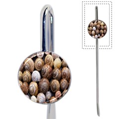 Snail Shells Pattern Arianta Arbustorum Book Mark by artworkshop