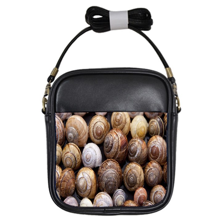 Snail Shells Pattern Arianta Arbustorum Girls Sling Bag