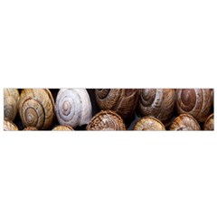 Snail Shells Pattern Arianta Arbustorum Small Flano Scarf