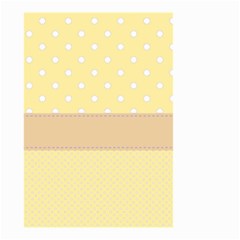 Orange-polkadots Small Garden Flag (two Sides) by nate14shop