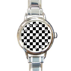 Pattern-box Box Round Italian Charm Watch by nate14shop