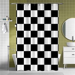 Pattern-box Box Shower Curtain 48  X 72  (small)  by nate14shop