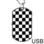 Pattern-box Box Dog Tag USB Flash (Two Sides) Back