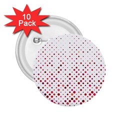 Pattern-polkadots 2 25  Buttons (10 Pack) 