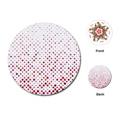 Pattern-polkadots Playing Cards Single Design (round)