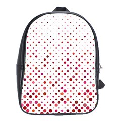 Pattern-polkadots School Bag (xl) by nate14shop