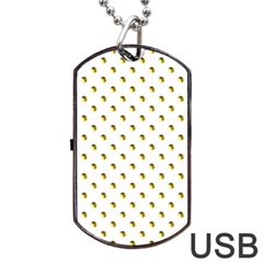 Polka 01 Dog Tag Usb Flash (two Sides)