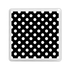 Polka-02 White-black Memory Card Reader (square)