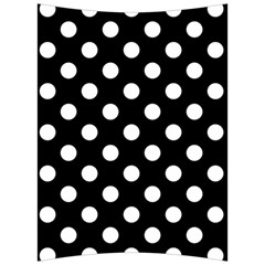 Polka-02 White-black Back Support Cushion by nate14shop