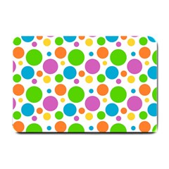 Polka-dot-callor Small Doormat  by nate14shop