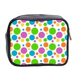 Polka-dot-callor Mini Toiletries Bag (Two Sides) Back